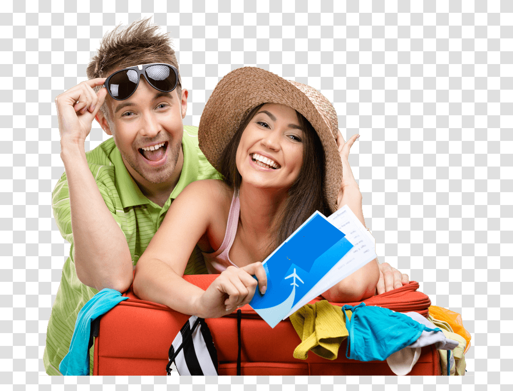 Traveling Couple, Sunglasses, Person, People Transparent Png
