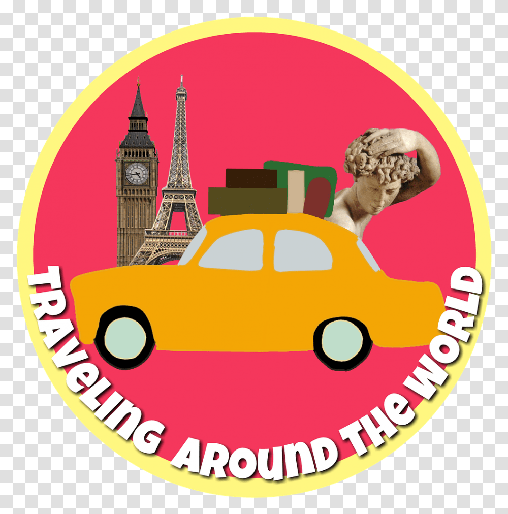 Traveling World Journey Car Free Image On Pixabay Antique Car, Vehicle, Transportation, Logo, Symbol Transparent Png