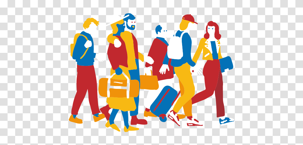 Travelling In Groups Hop, Person, Human, People, Poster Transparent Png