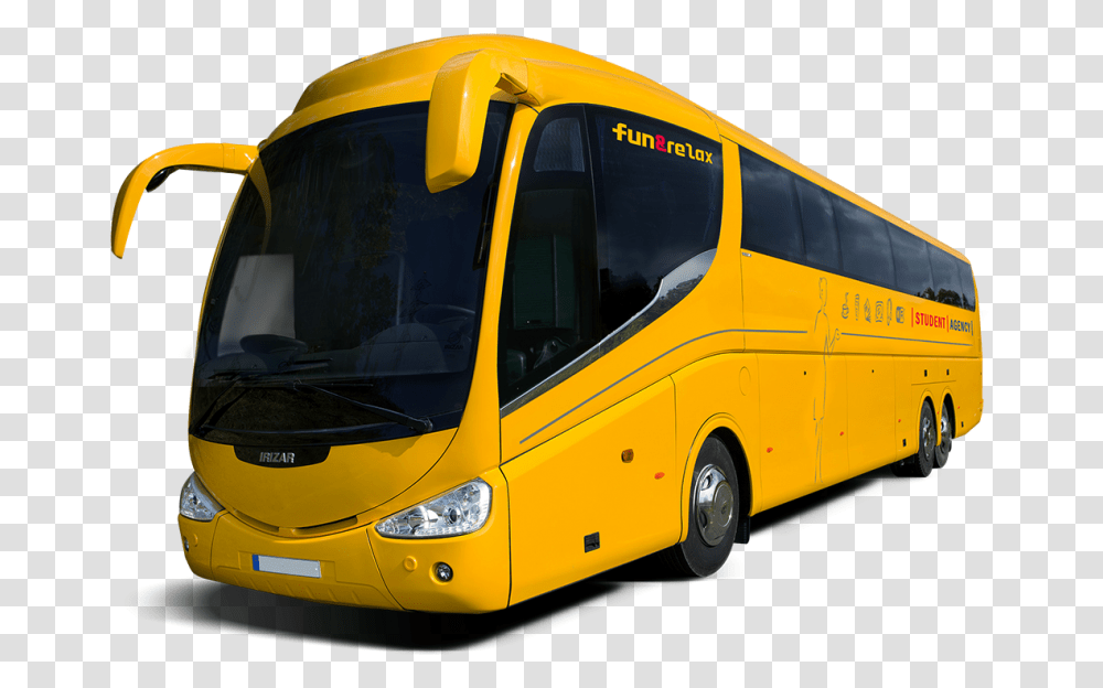 Travels By Bus Regiojet Wien Krakau, Vehicle, Transportation, School Bus Transparent Png