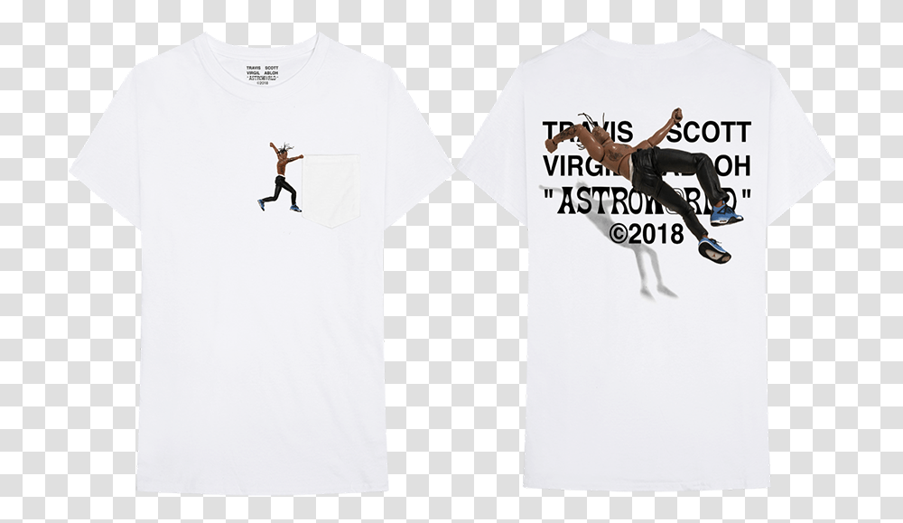 Travis Scott Astroworld T Shirt, Apparel, Person, Human Transparent Png