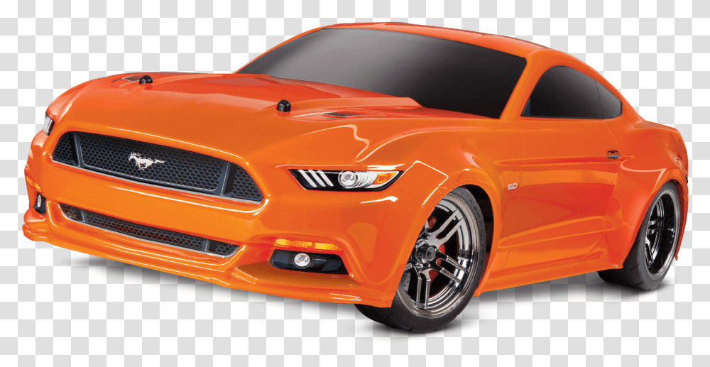 Traxxas Ford Mustang Gt An American Icon Traxxas Mustang Orange, Sports Car, Vehicle, Transportation, Automobile Transparent Png