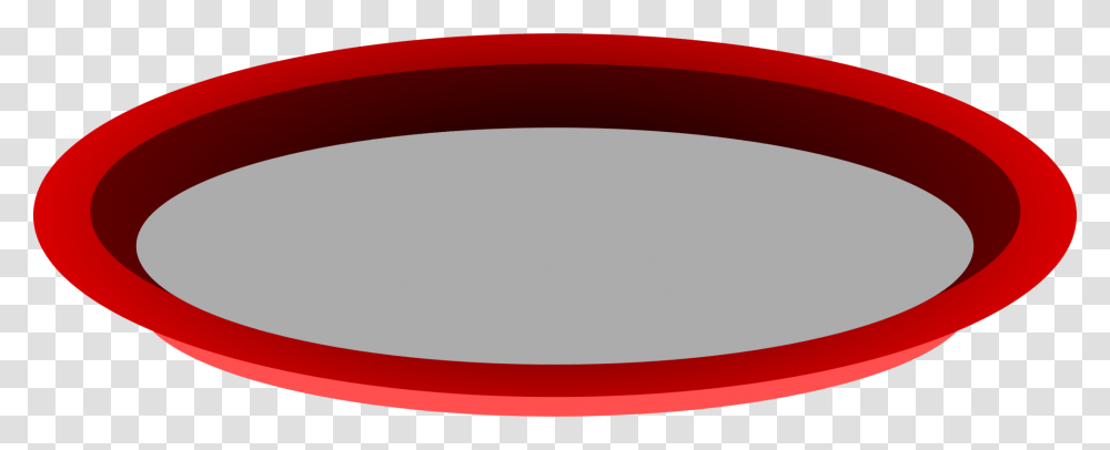 Tray Computer Icons Plateau Red, Oval Transparent Png