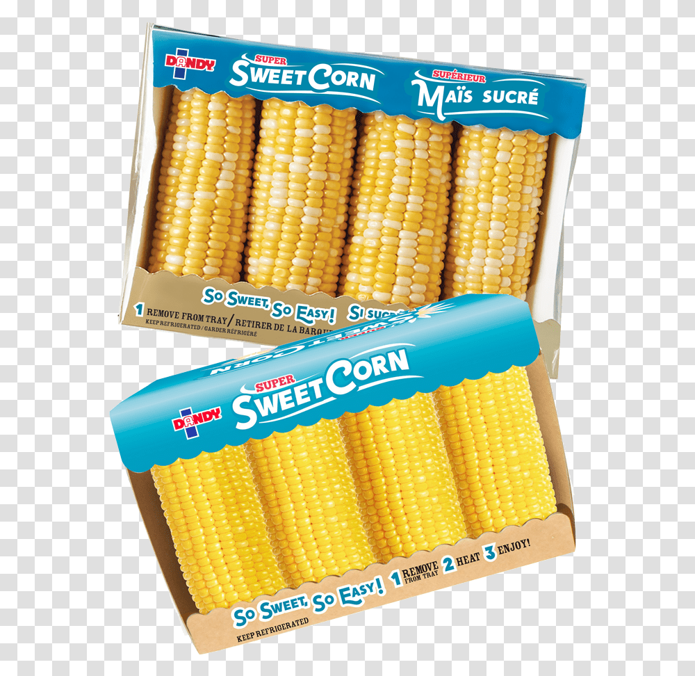 Tray Pack Sweet Corn Cob, Food, Plant, Vegetable Transparent Png