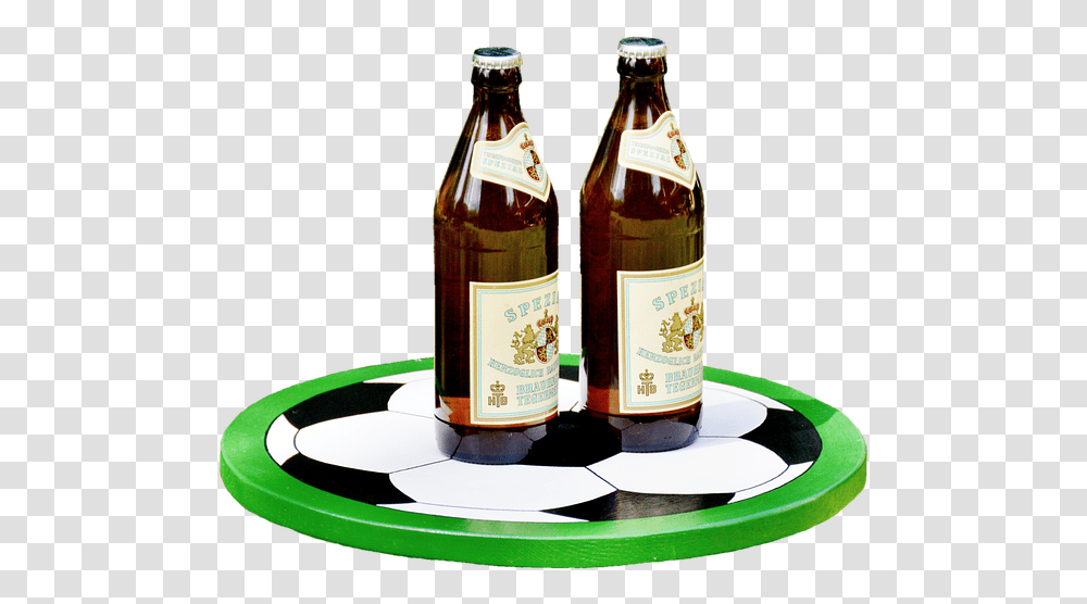Tray Wooden Tray Beer Celebration Football Glass Bottle, Alcohol, Beverage, Drink, Beer Bottle Transparent Png