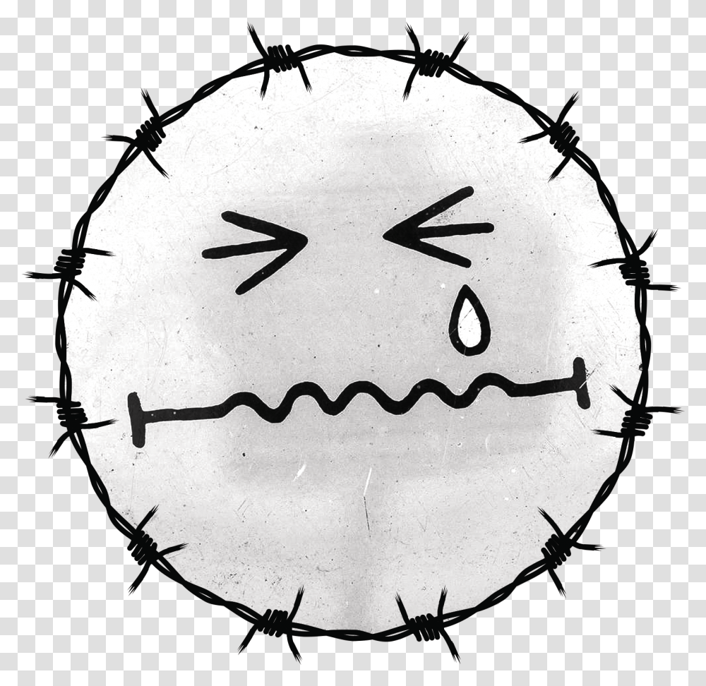 Tre Graciani Barbed Wire Circle, Poster, Advertisement, Stencil Transparent Png