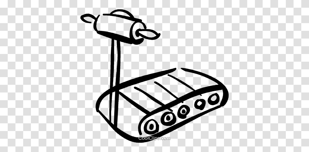 Treadmills Royalty Free Vector Clip Art Illustration, Utility Pole, Adapter, Binoculars Transparent Png