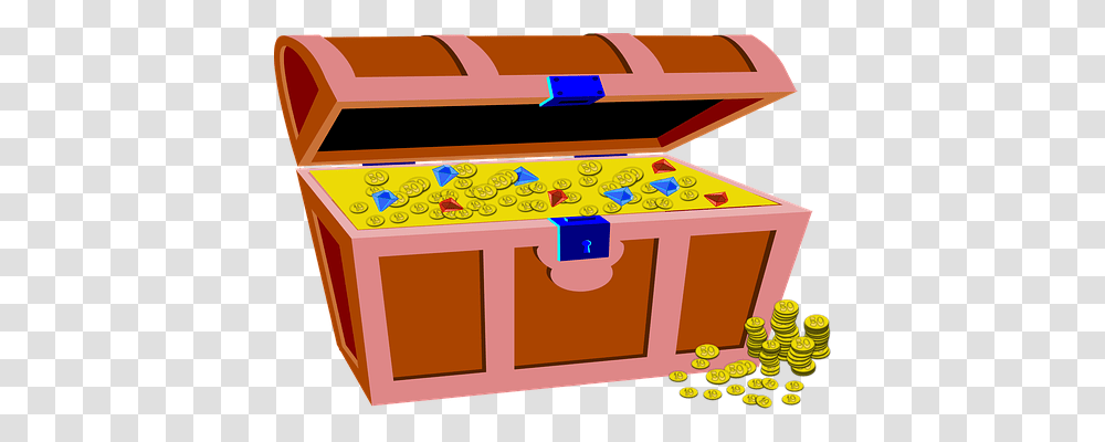 Treasure Finance, Box, Arcade Game Machine Transparent Png