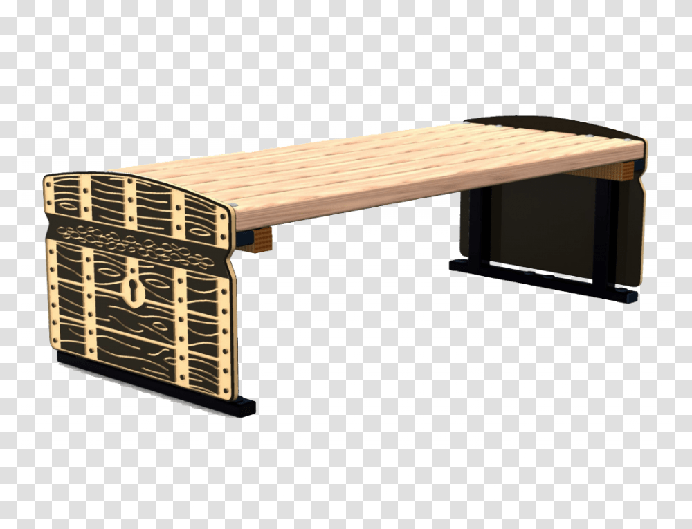Treasure Chest Bench, Furniture, Table, Tabletop, Wood Transparent Png