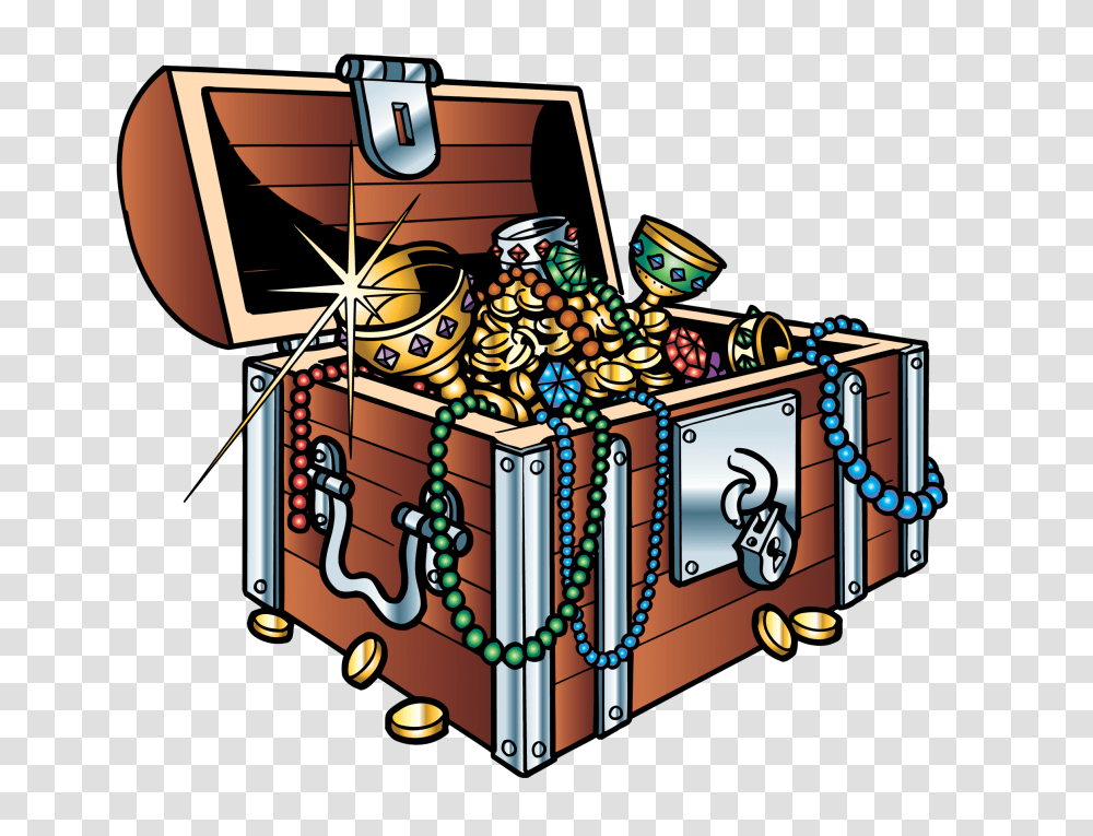 Treasure Chest, Bulldozer, Tractor, Vehicle, Transportation Transparent Png