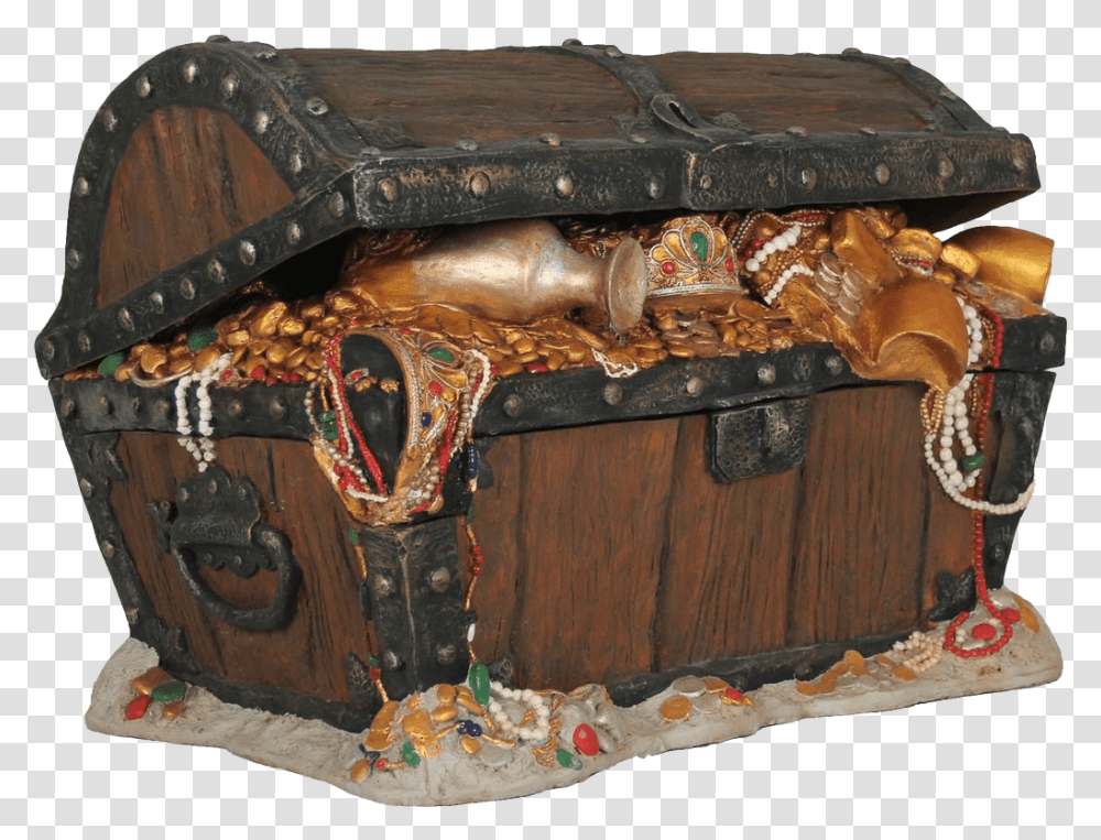Treasure Chest Free Image Pirate Treasure Chest, Gun, Weapon, Weaponry Transparent Png