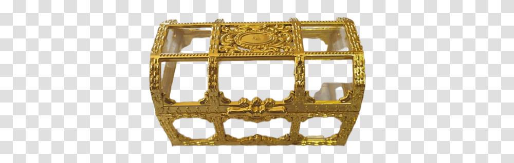 Treasure Chest Gold 8x5x45cm - Lamay Arch, Gate, Buckle, Ivory, Trombone Transparent Png