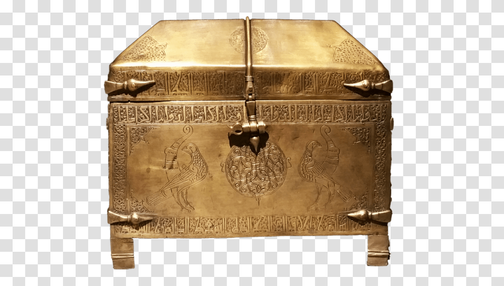 Treasure Chest Gold Arabian Treasure Chest, Bronze, Box, Wax Seal Transparent Png
