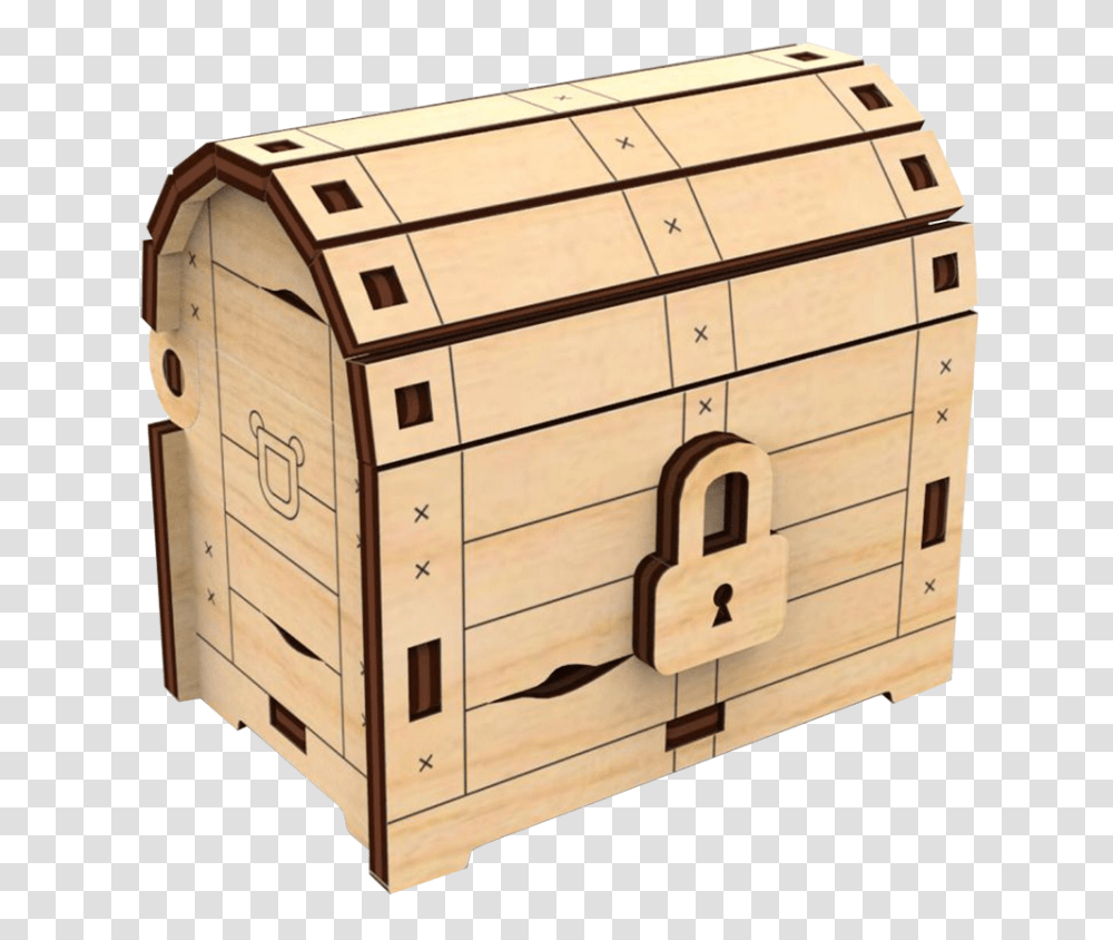 Treasure Chest, Jewelry, Mailbox, Letterbox, Wood Transparent Png