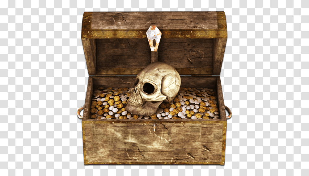 Treasure Chest, Jewelry, Turtle, Reptile, Sea Life Transparent Png