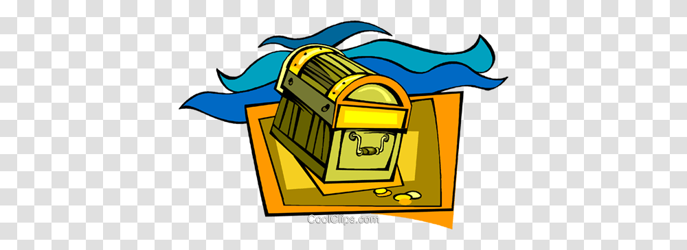Treasure Chest Pirates Gold Royalty Free Vector Clip Art, Mailbox, Letterbox, Postbox, Public Mailbox Transparent Png