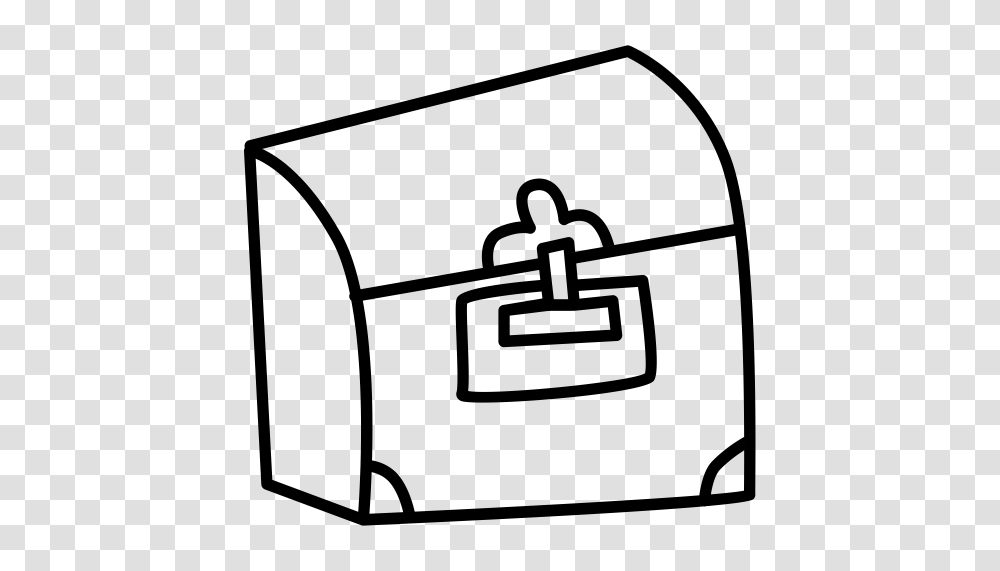 Treasure Chest Treasure Icon With And Vector Format, Gray, World Of Warcraft Transparent Png