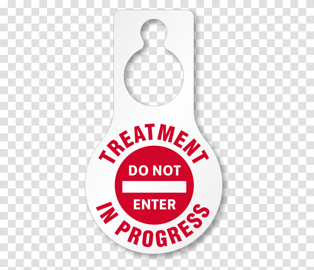 Treatment In Progress Door Hanger, Apparel, Label Transparent Png