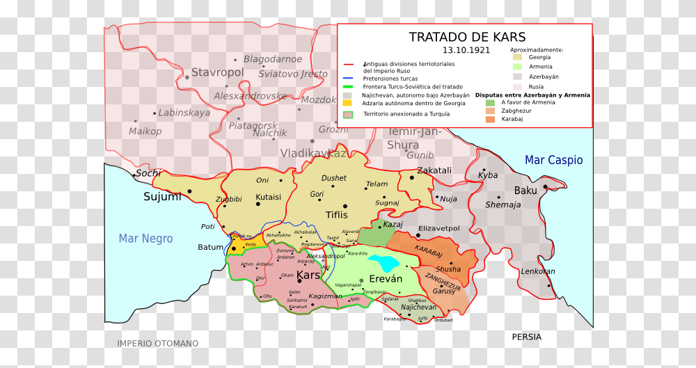 Treaty Of Kars, Map, Diagram, Plot, Atlas Transparent Png
