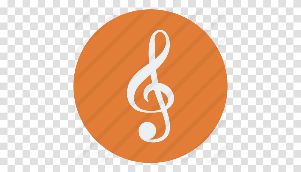 Treble Clef Free Music Icons Circle, Alphabet, Text, Symbol, Ampersand Transparent Png
