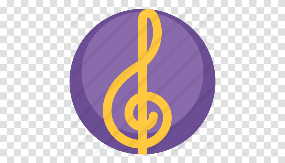 Treble Clef Free Music Icons Circle, Alphabet, Text, Symbol, Balloon Transparent Png