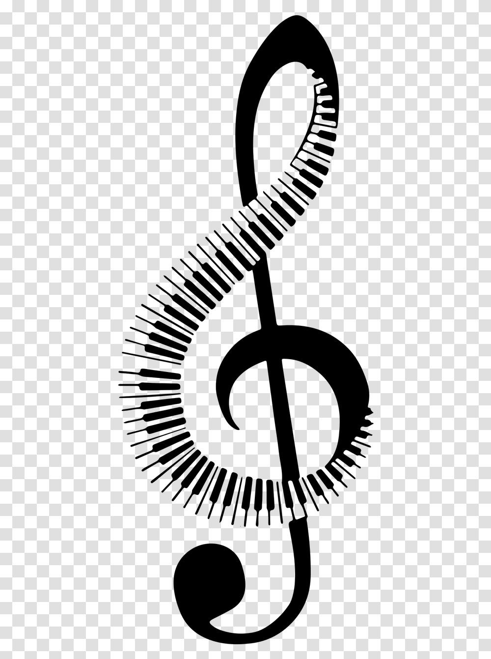 Treble Clef, Gray, World Of Warcraft Transparent Png