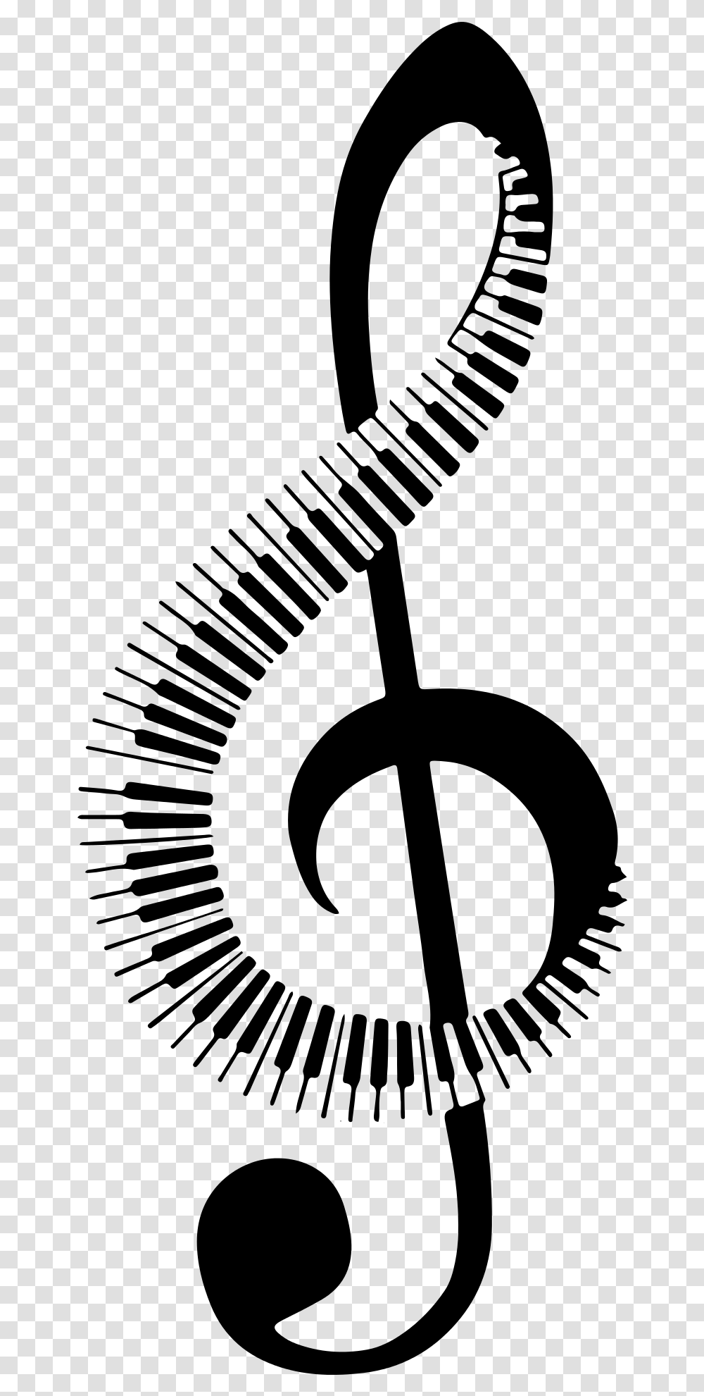 Treble Clef, Gray, World Of Warcraft Transparent Png
