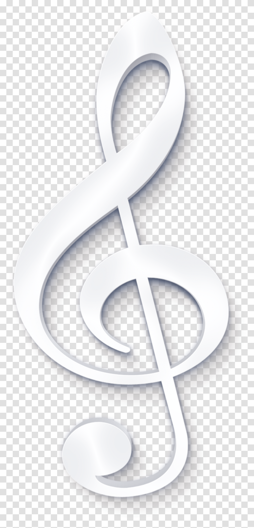 Treble Clef Music Free Image On Pixabay Music Symbol In White, Alphabet, Text, Number, Staircase Transparent Png