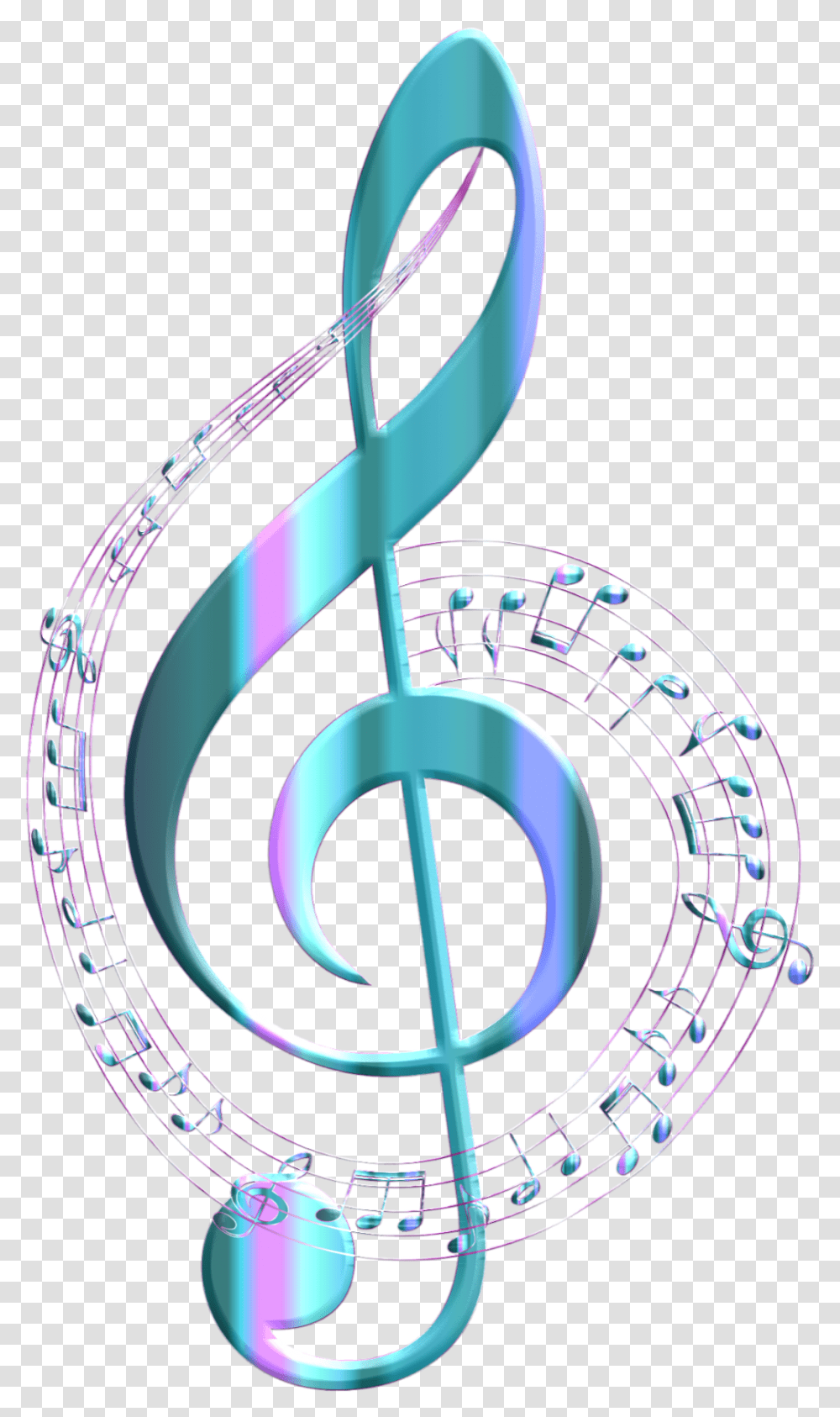 Treble Clef Musical Note Drawing Background Free Music Notes Clipart, Symbol, Emblem, Trident, Spear Transparent Png