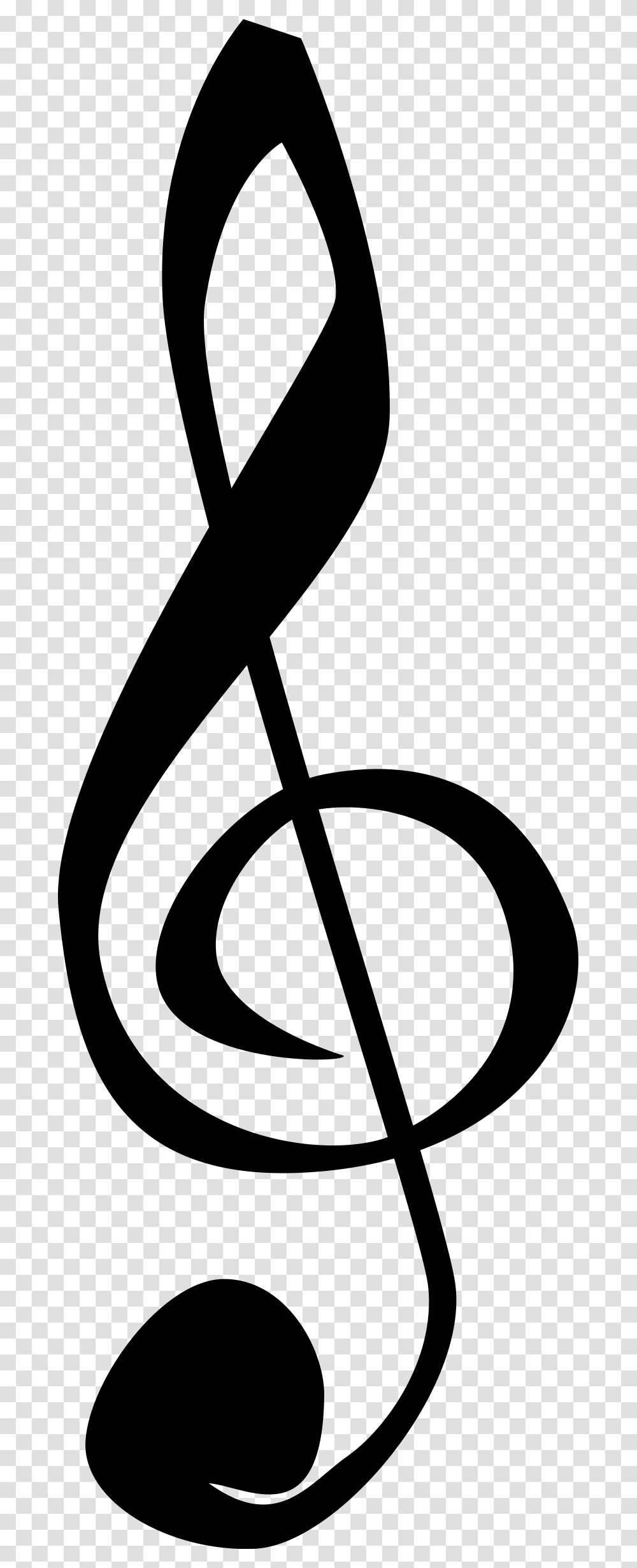 Treble Clef No Background, Gray, World Of Warcraft Transparent Png