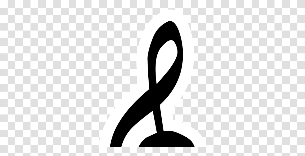 Treble Clef Pin Club Penguin Rewritten Wiki Fandom Music Notes In Circle Clipart, Alphabet, Text, Symbol, Ampersand Transparent Png