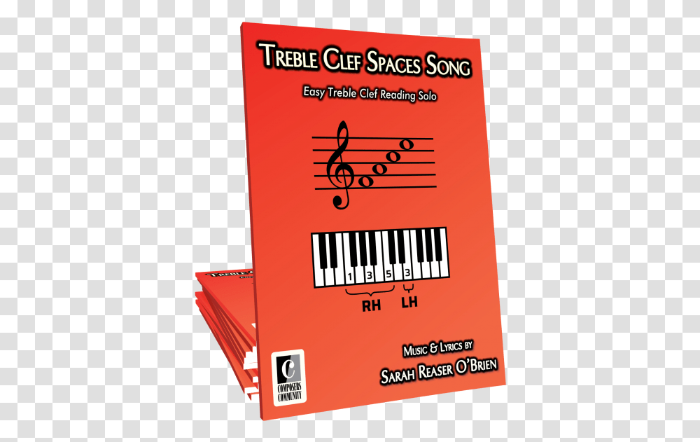 Treble Clef Spaces Song Sheet Music Piano Pronto Publishing Telfair Academy, Text, Paper, Advertisement, Poster Transparent Png