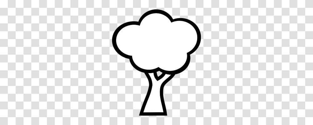 Tree Nature, Silhouette, Balloon, Stencil Transparent Png