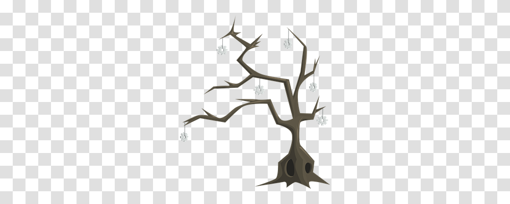 Tree Nature, Antler, Cross Transparent Png