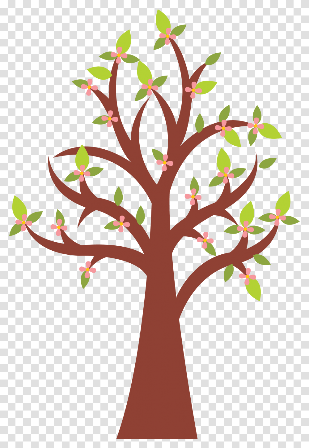 Tree Adhesive Paper Clip Drawing Clip Art, Plant, Ornament, Flower Transparent Png
