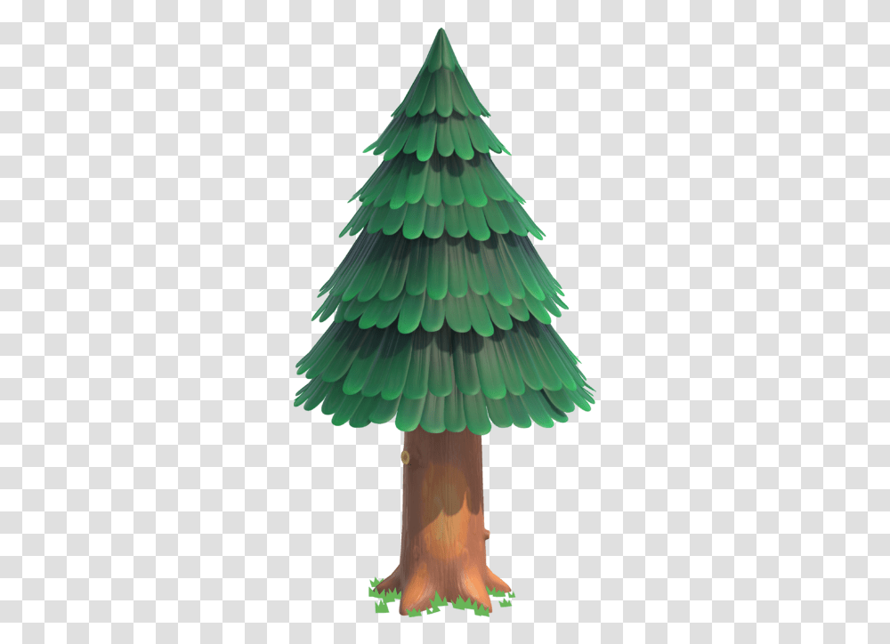 Tree Animal Crossing New Horizons Pine Tree, Ornament, Plant, Pattern, Fractal Transparent Png