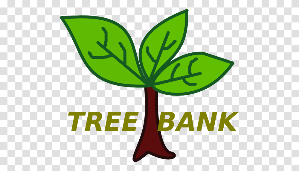 Tree Bank Clip Art, Plant, Sprout, Leaf Transparent Png