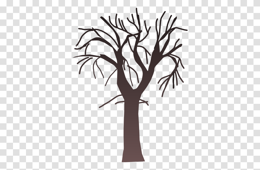Tree Bare Clip Art, Plant, Root, Stencil, Tree Trunk Transparent Png