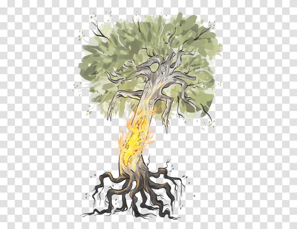 Tree Bark Grey Tumblr Illustration, Graphics, Art, Plant, Painting Transparent Png