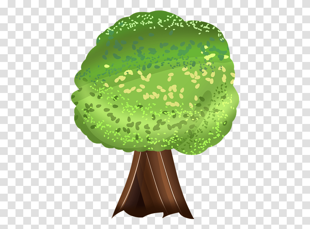Tree Big Trees Forest Illustration, Plant, Vegetable, Food, Lamp Transparent Png