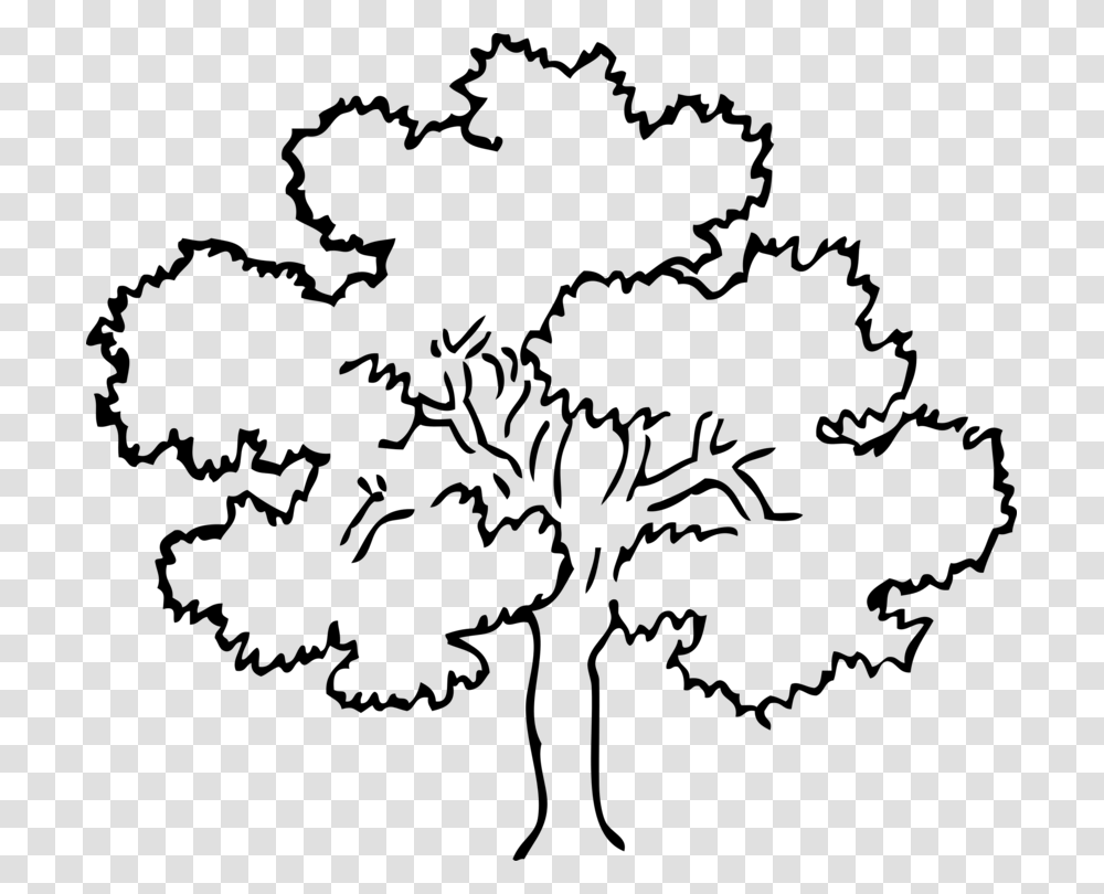 Tree Black And White, Nature, Outdoors, Astronomy, Outer Space Transparent Png