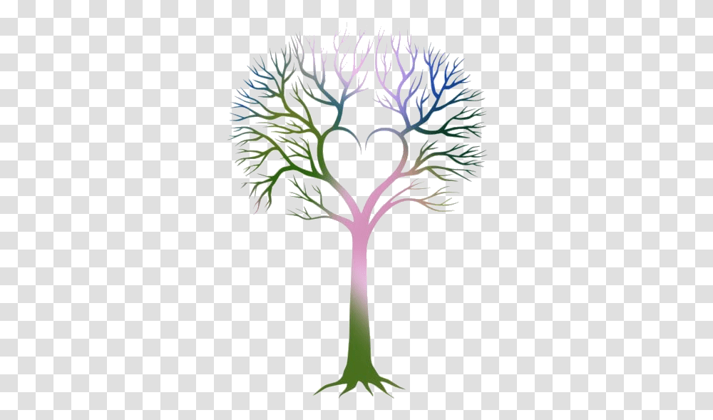 Tree Branch Heart Icon Easy Creative Tree Drawing, Plant, Potted Plant, Vase, Jar Transparent Png