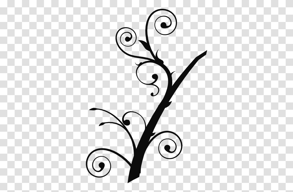 Tree Branch Stencil Twisted Branch Clip Art, Floral Design, Pattern, Lawn Mower Transparent Png