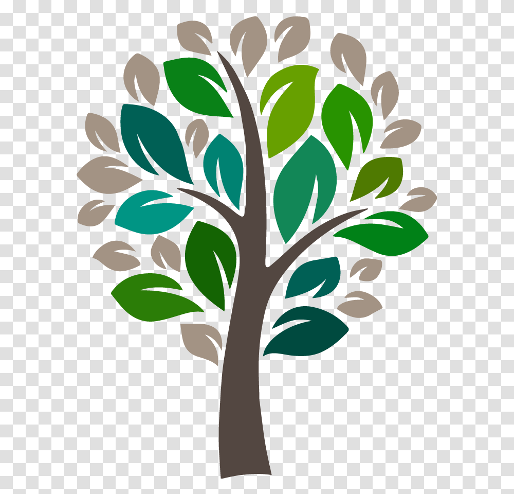Tree Branches With Leaves, Plant, Leaf, Painting Transparent Png
