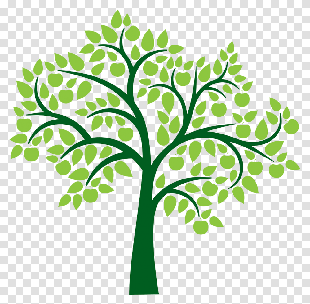 Tree Clip Art Clipart Tree No Background, Plant, Green, Stencil Transparent Png