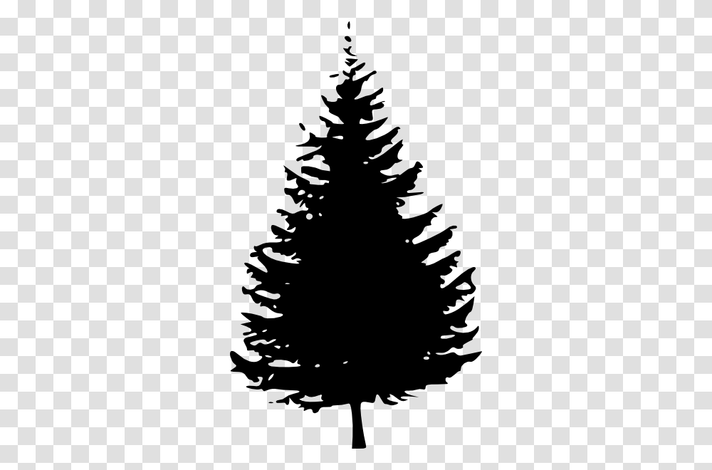 Tree Clip Art Pine Tree, Silhouette, Plant, Christmas Tree, Ornament Transparent Png