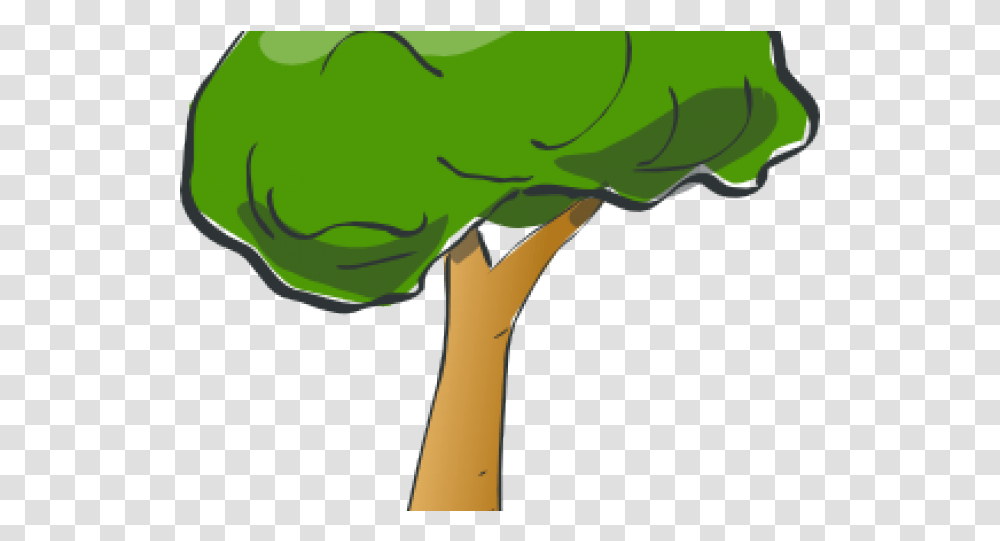 Tree Clipart Background Cartoon Tree Clipart Background, Plant, Green, Vegetable, Food Transparent Png