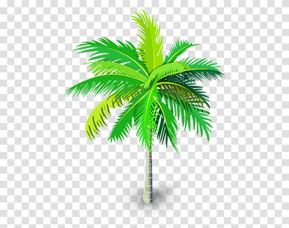 Tree Clipart Background Palm Tree, Plant, Arecaceae, Leaf, Green Transparent Png