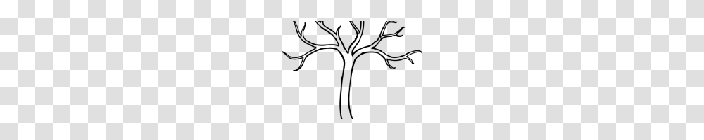 Tree Clipart Black And White Black And White Bare Tree Clipart, Gray, World Of Warcraft Transparent Png