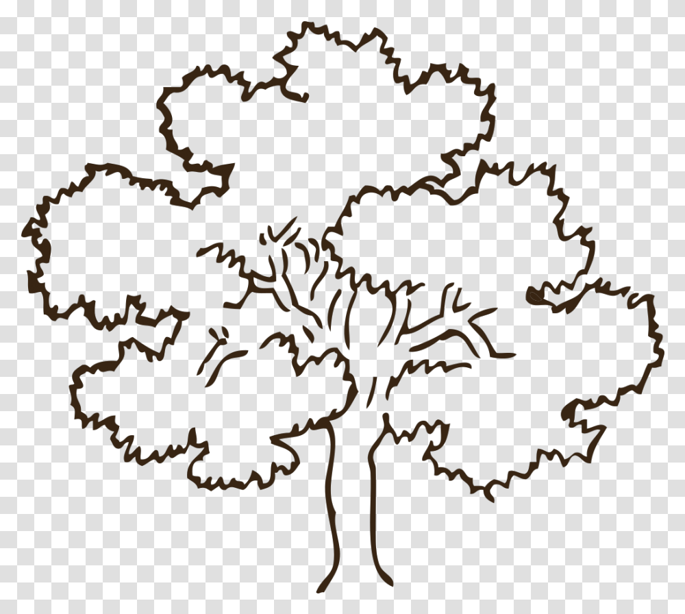 Tree Clipart Black And White, Nature, Poster, Outdoors Transparent Png